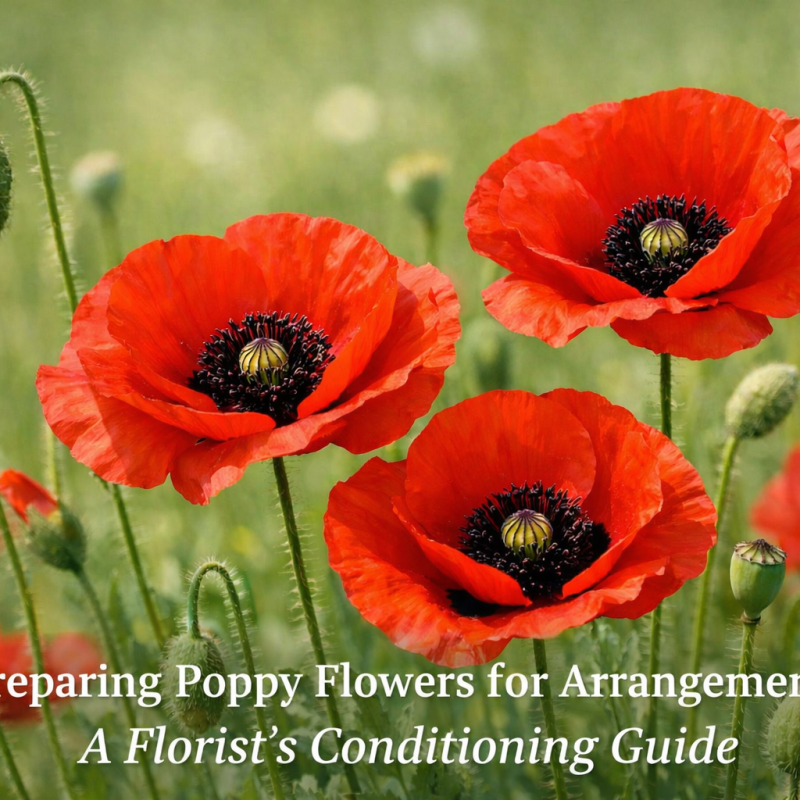 Preparing Poppy Flowers for Arrangements: A Florist’s Conditioning Guide